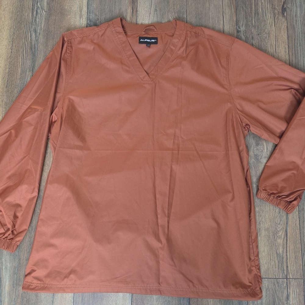 Aureus Golf Windbreak Pullover Made In Korea Long Sleeve V Neck